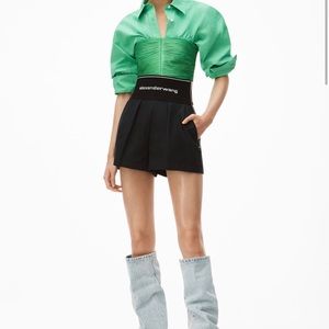 Black Alexander Wang Safari Shorts